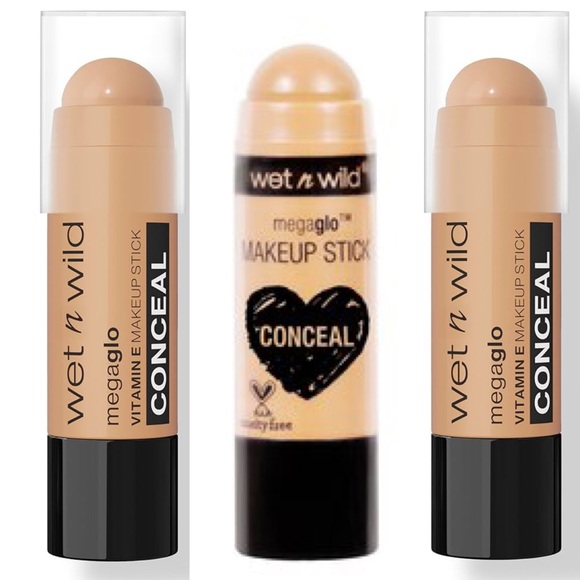 wet n wild Other - Makeup Stick Concealer Cream Wet n Wild MegaGlo You’re A Natural 3Pc Bundle Set